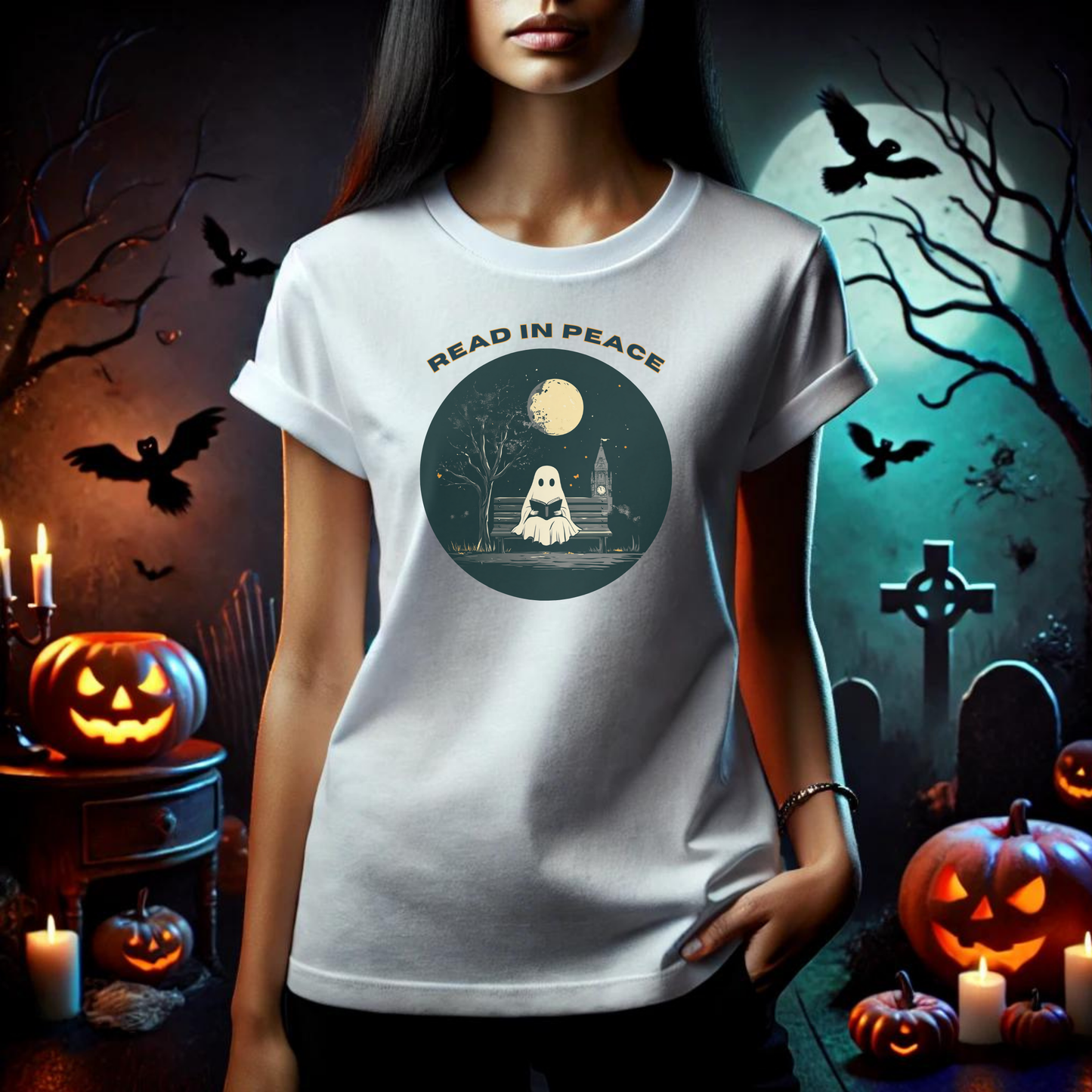 Read In Peace Ghost T-Shirt