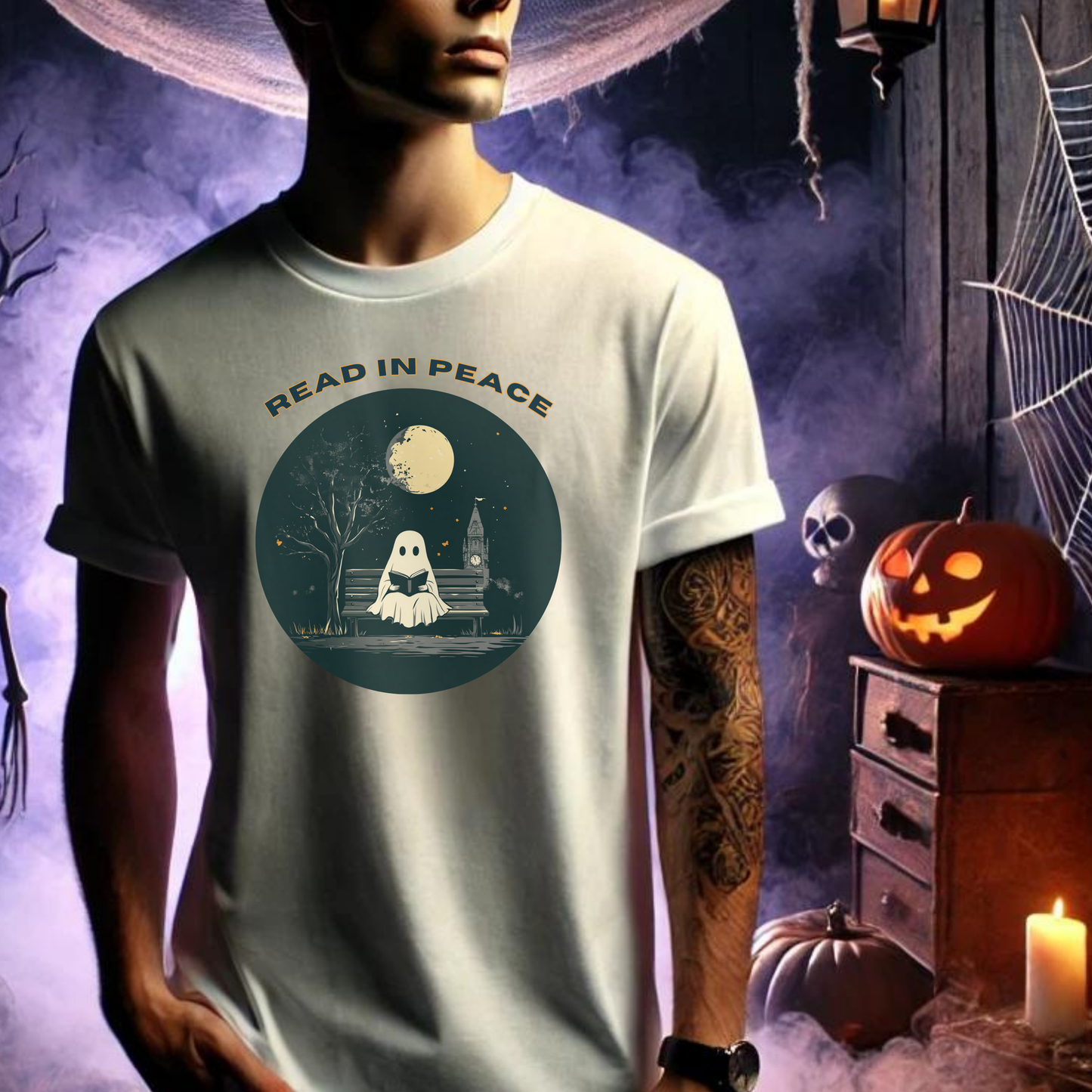 Read In Peace Ghost T-Shirt