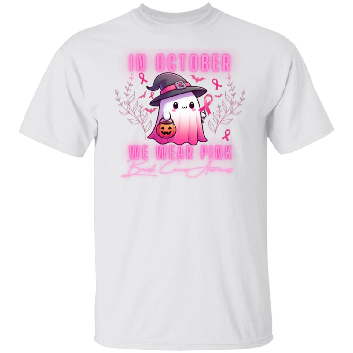 Breast Cancer Awareness Ghost T-Shirt