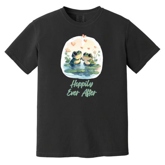 Hoppily Ever After Frog Heavyweight T-Shirt