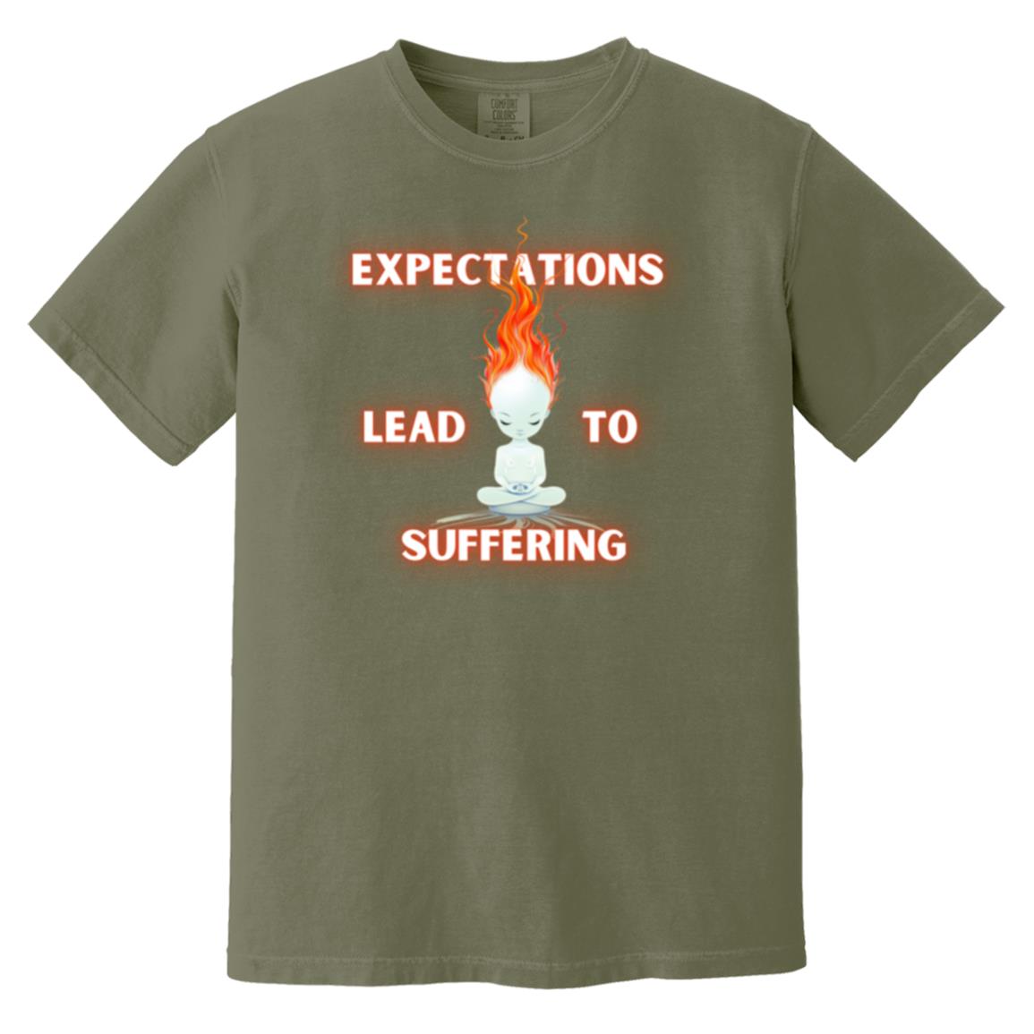 Expectations Lead To Suffering Heavyweight T-Shirt