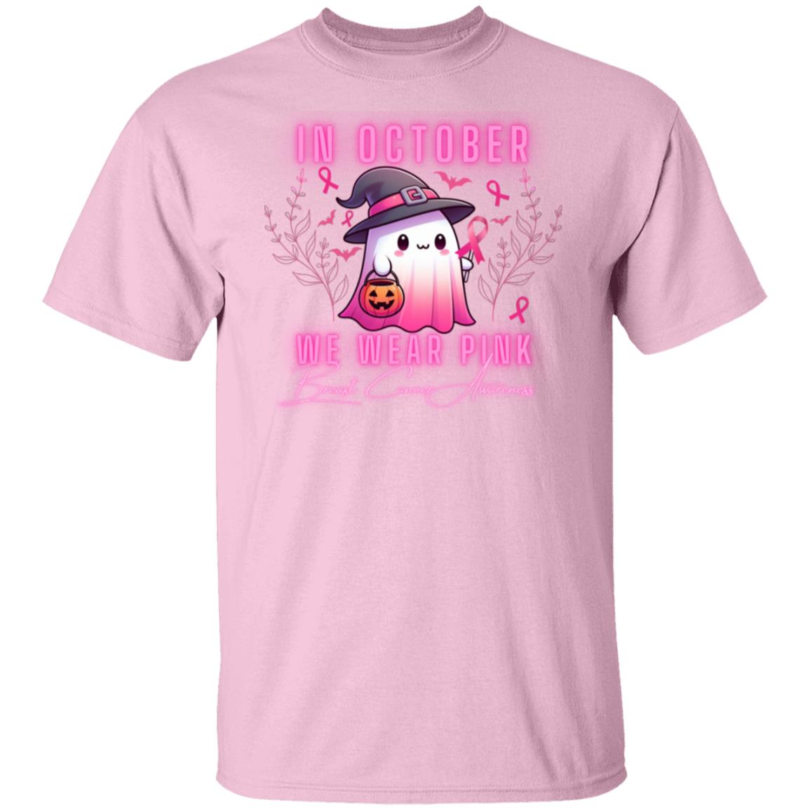 Breast Cancer Awareness Ghost T-Shirt