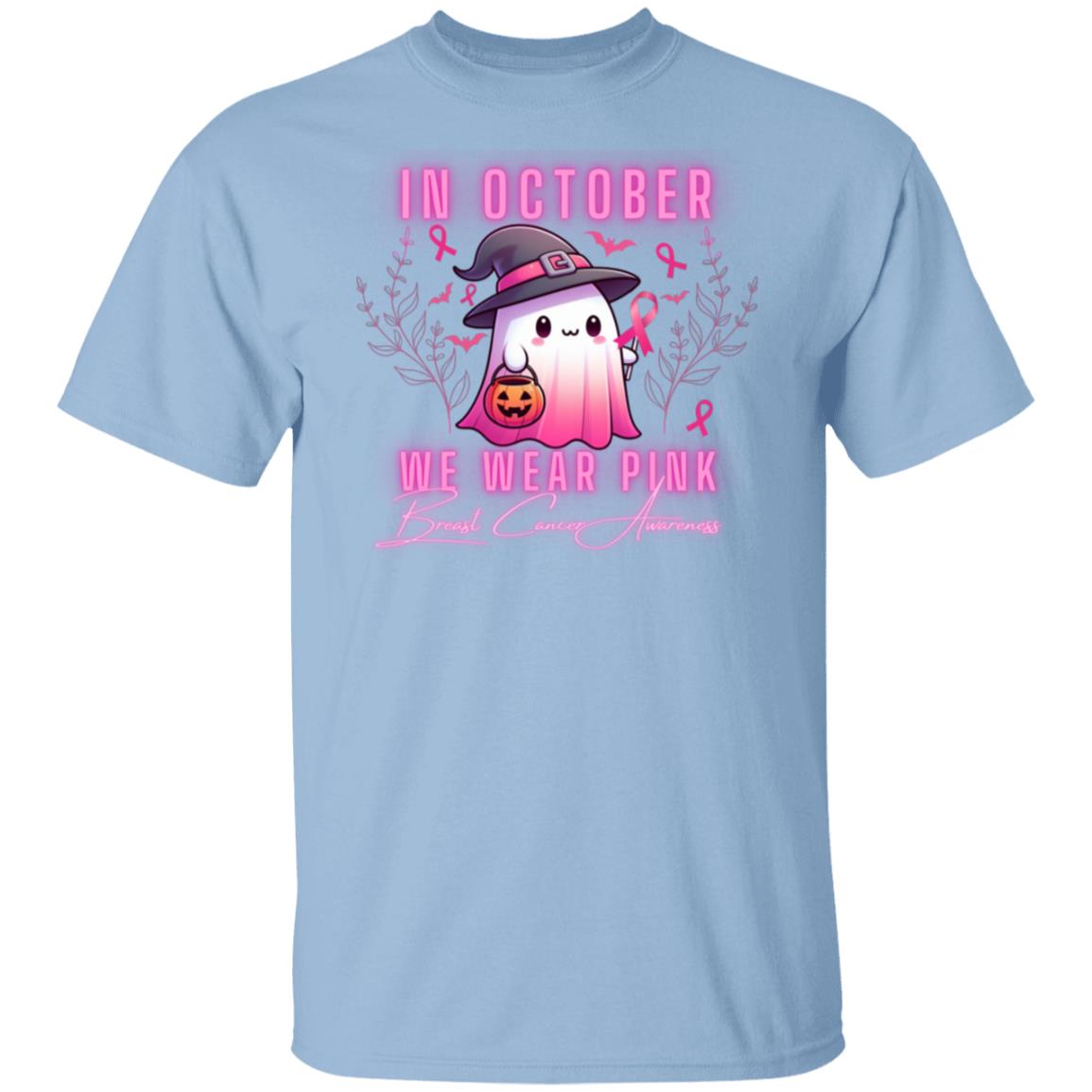 Breast Cancer Awareness Ghost T-Shirt