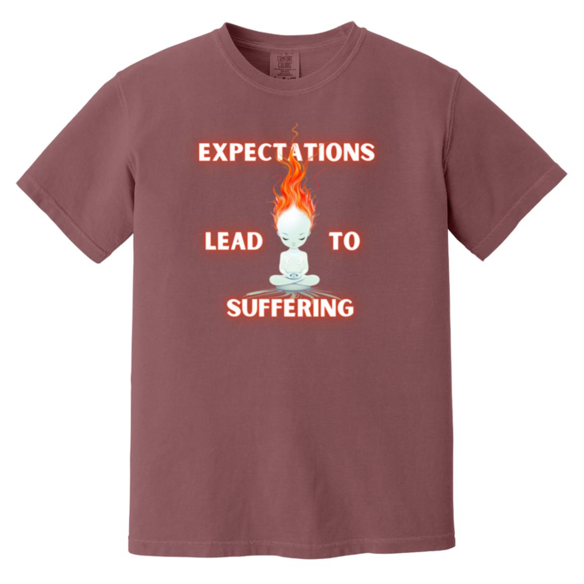 Expectations Lead To Suffering Heavyweight T-Shirt