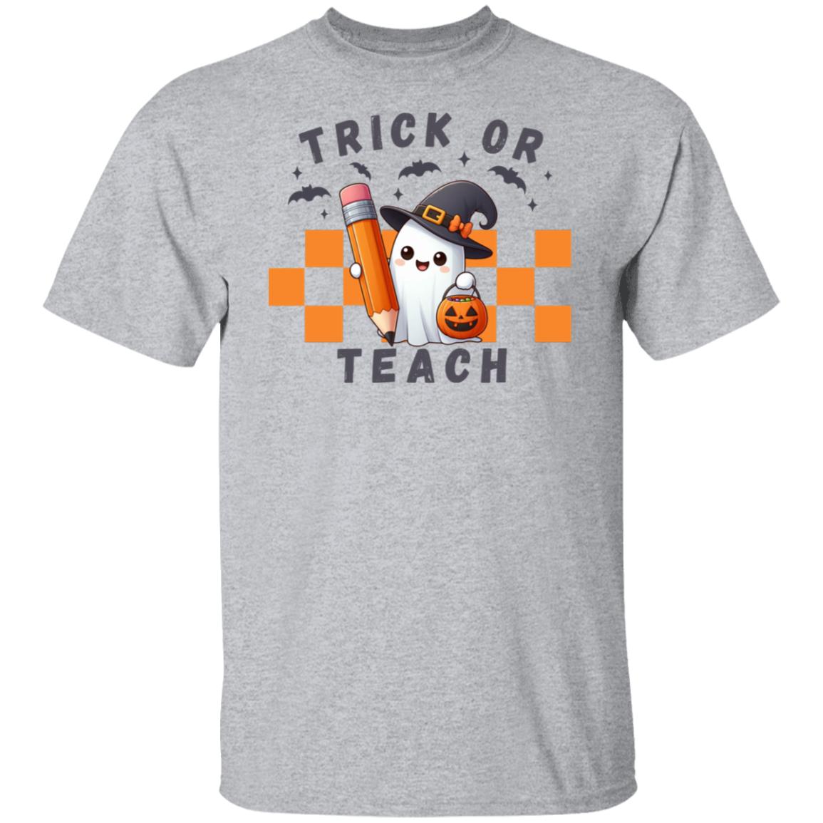 Trick or Teach Halloween Teacher T-Shirt