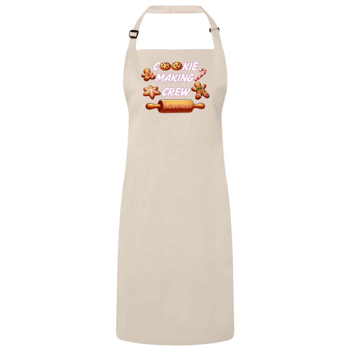 Cookie making crew (Glam Mom) Sustainable Unisex Bib Apron