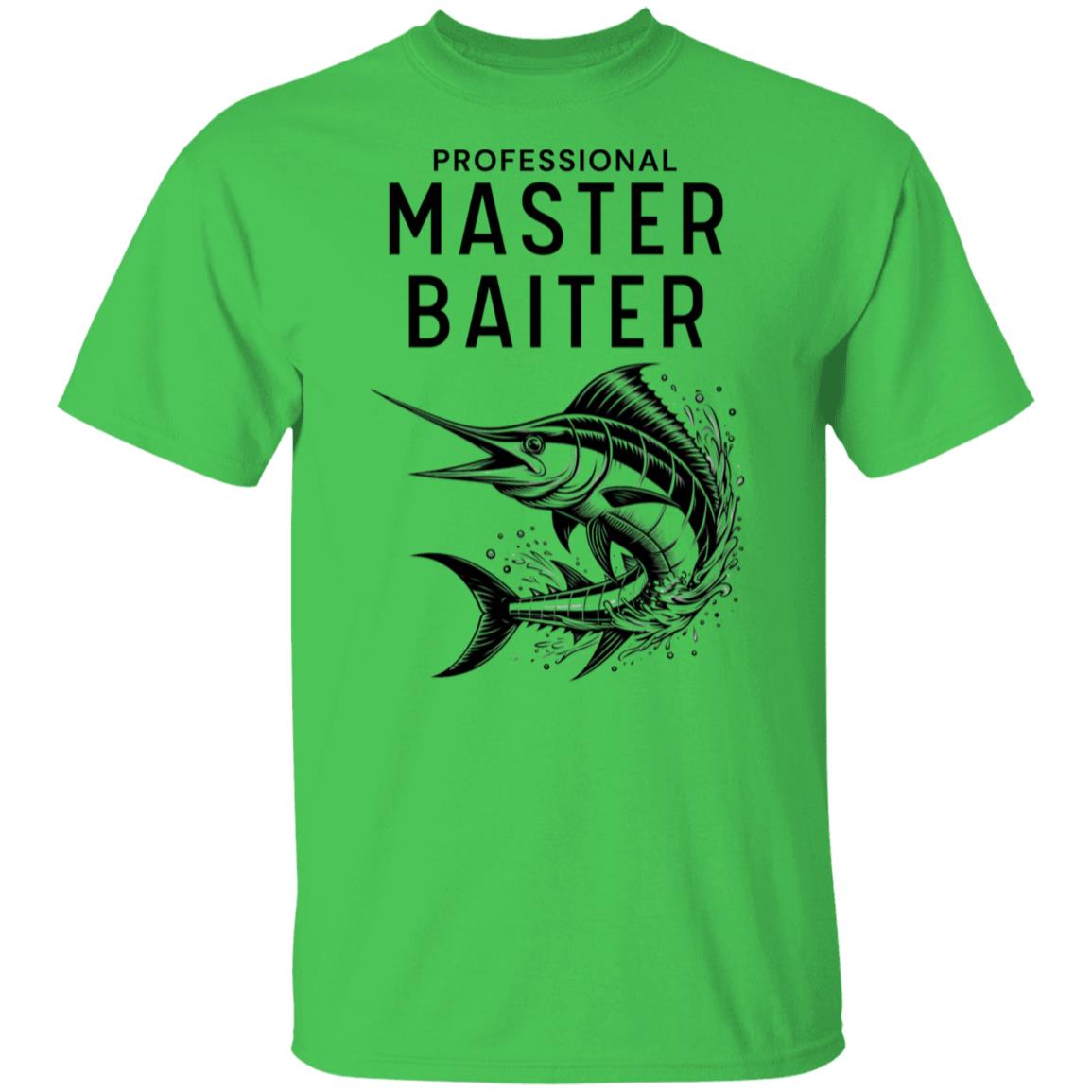 Professional Master Baiter Funny Fishing  T-Shirt