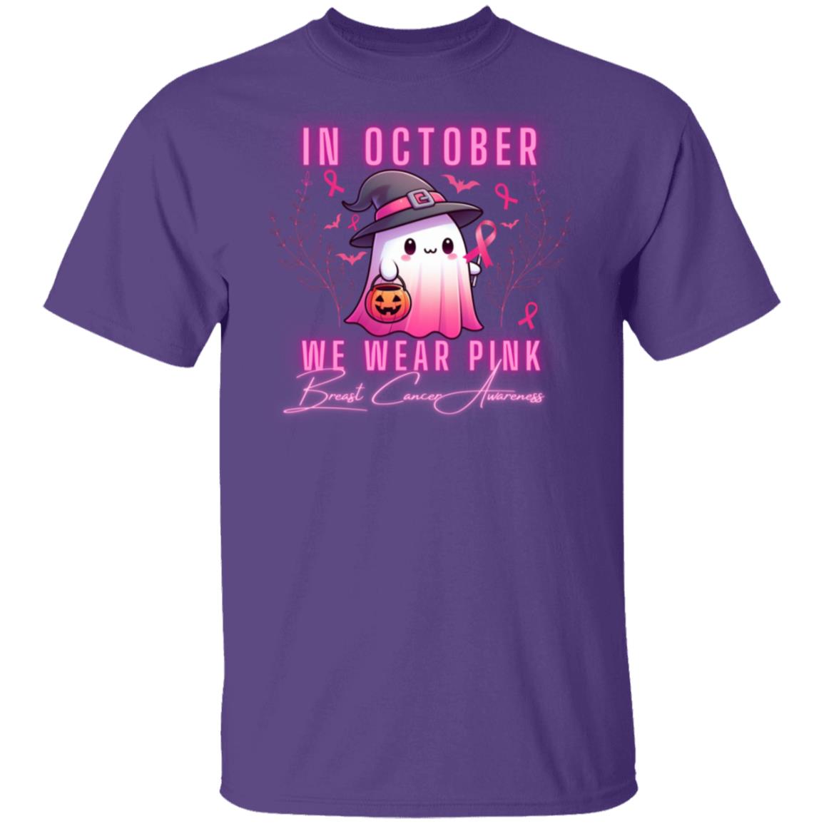 Breast Cancer Awareness Ghost T-Shirt