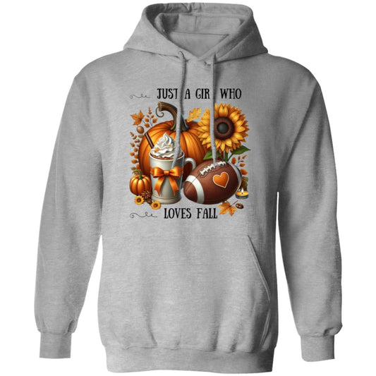 Just A Girl Who Loves Fall Pullover Hoodie