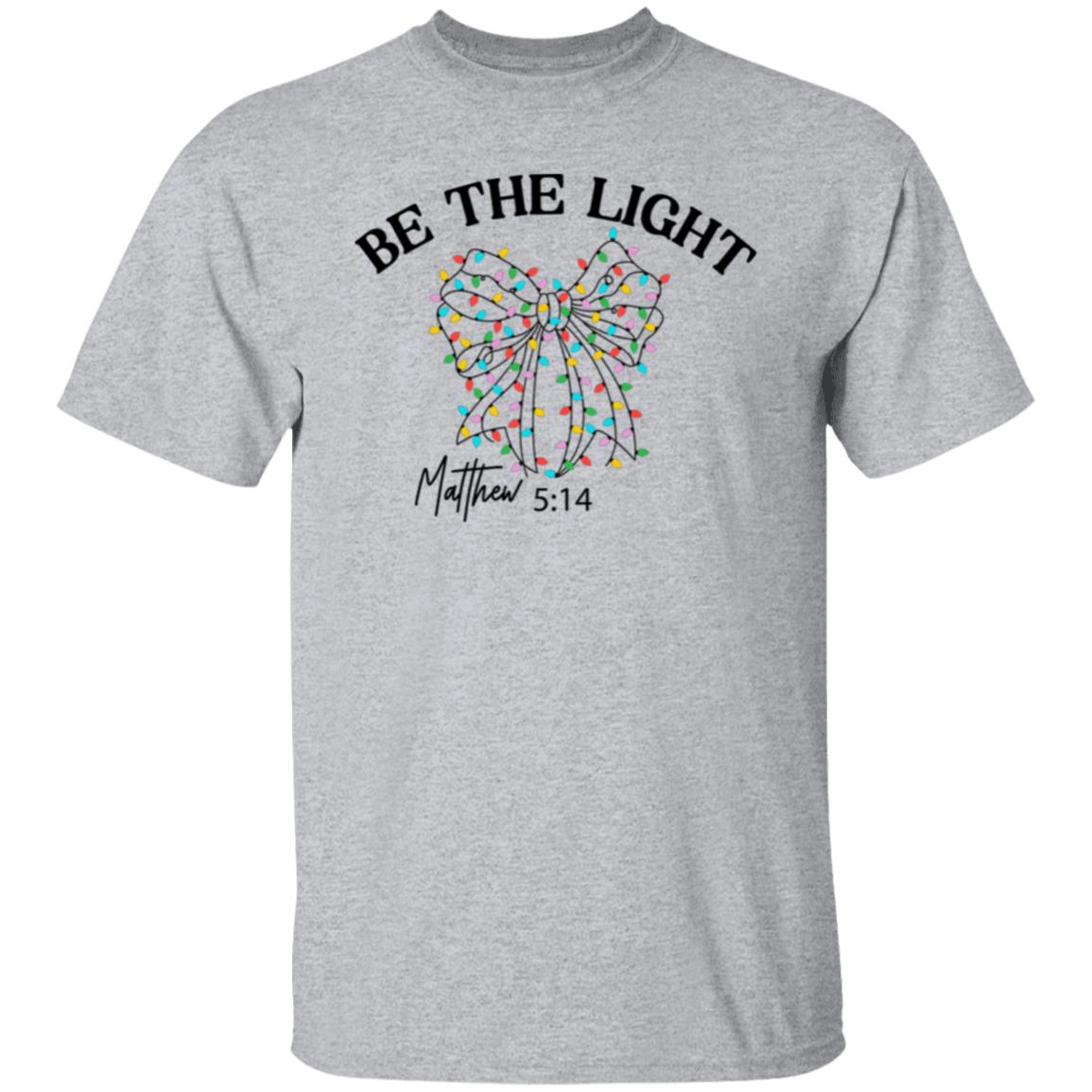 Be The Light Matthew 5:14 Bow T-Shirt