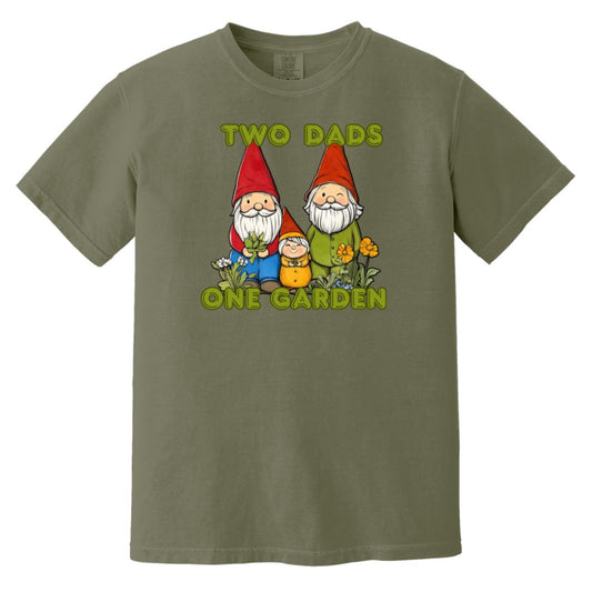 2 Dads 1 Garden Heavyweight T-Shirt