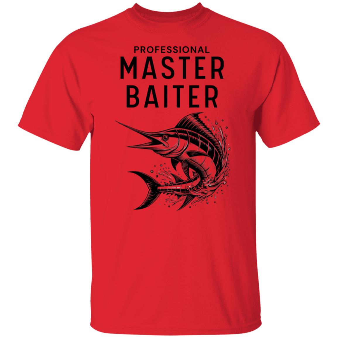 Professional Master Baiter Funny Fishing  T-Shirt