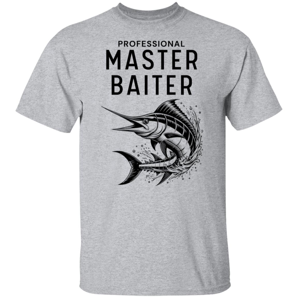 Professional Master Baiter Funny Fishing  T-Shirt