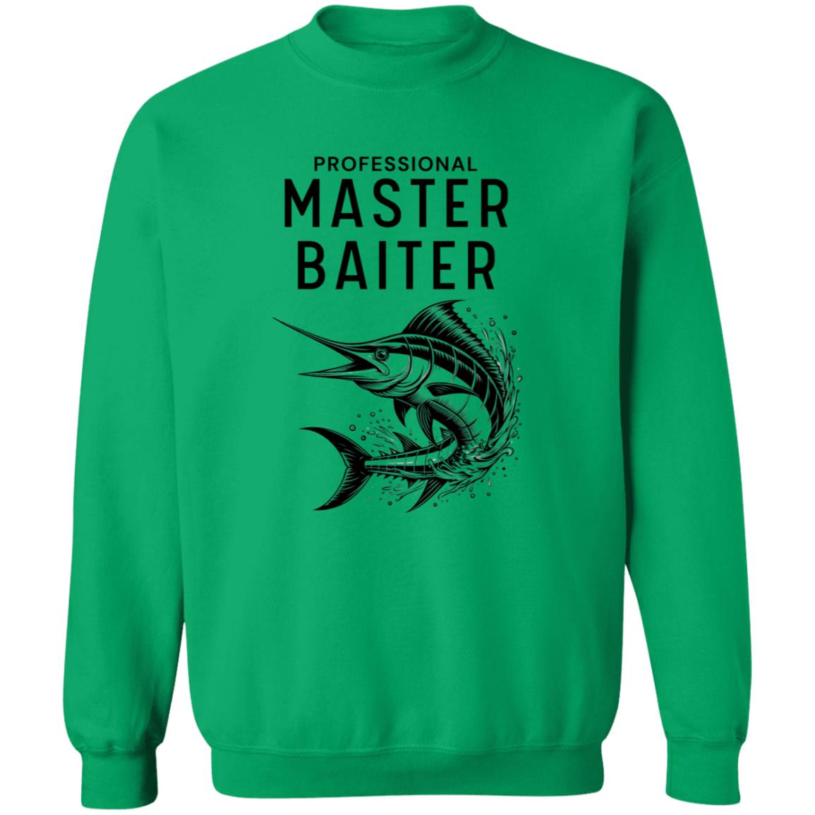 Professional Master Baiter Funny Fishing Crewneck Pullover Sweatshirt