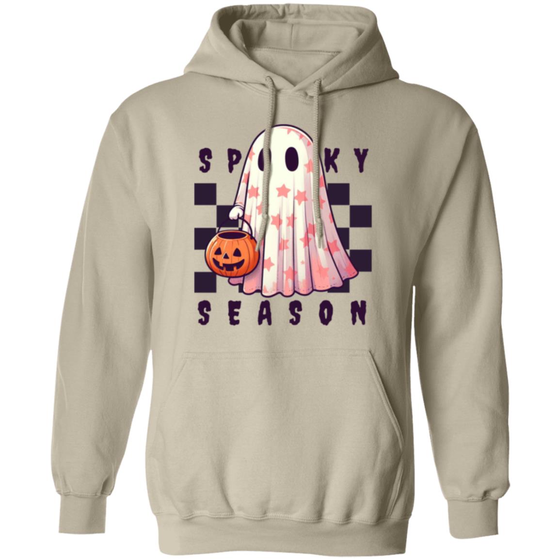 Spooky Season Ghost Halloween Pullover Hoodie