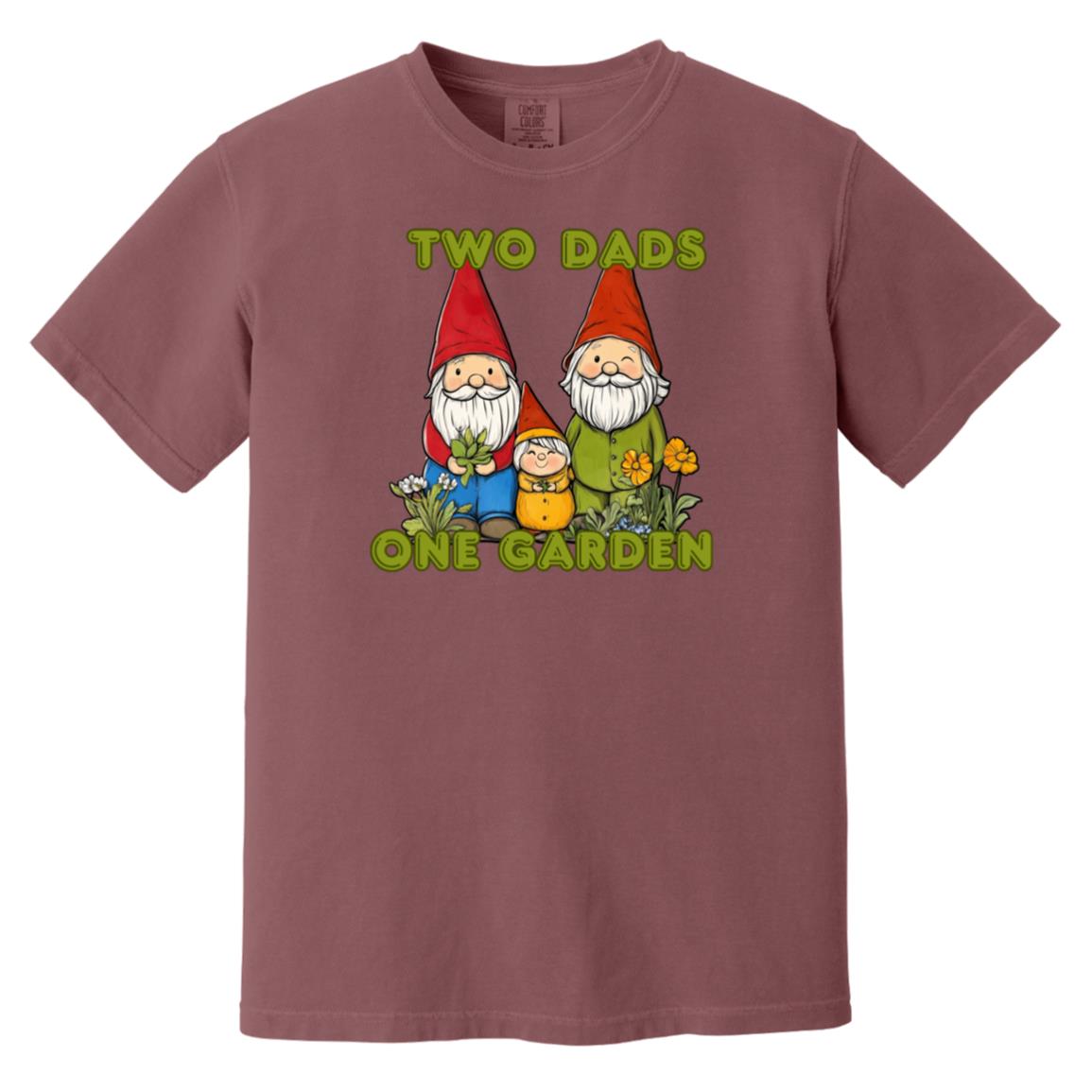 2 Dads 1 Garden Heavyweight T-Shirt