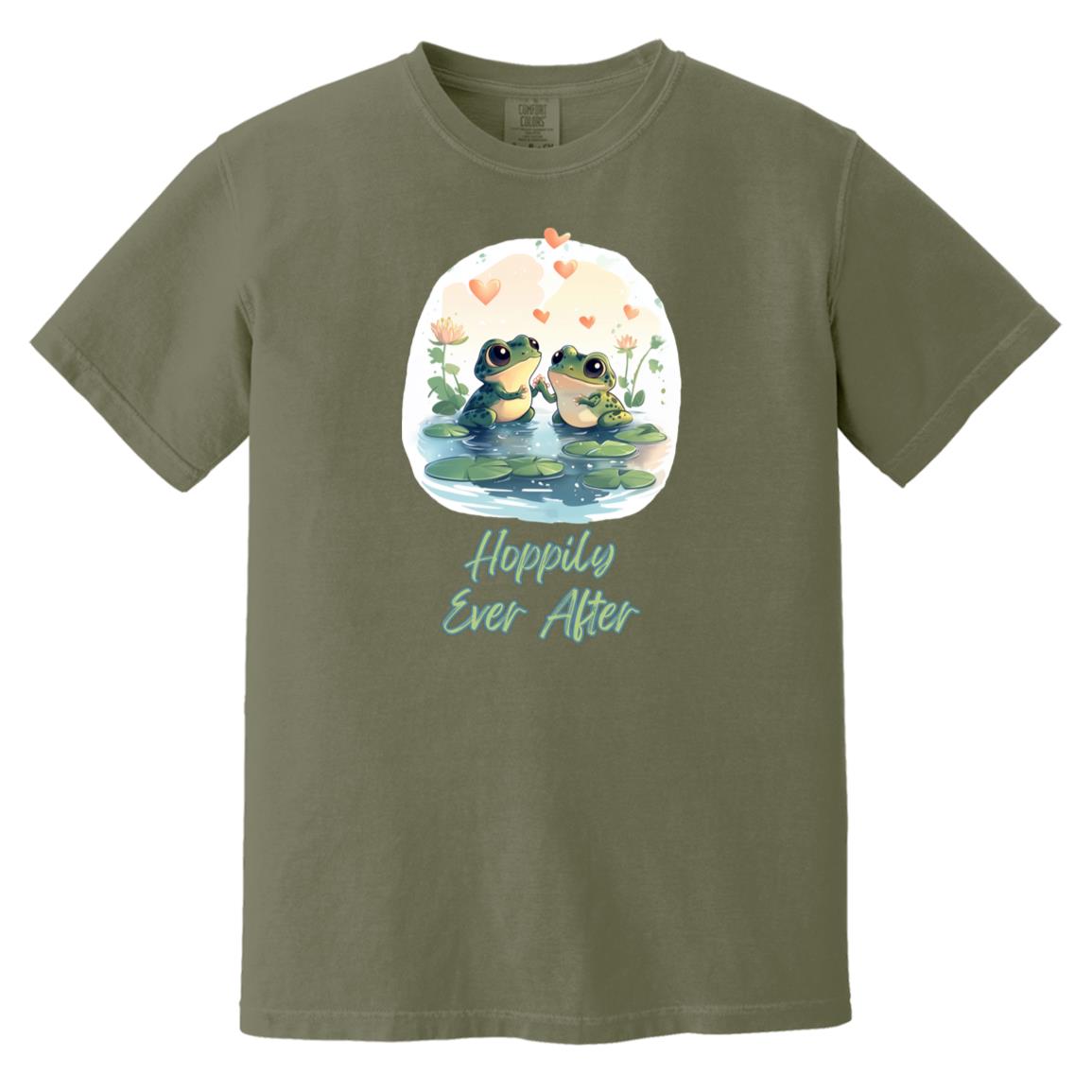 Hoppily Ever After Frog Heavyweight T-Shirt