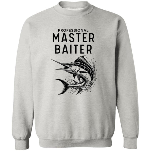 Professional Master Baiter Funny Fishing Crewneck Pullover Sweatshirt