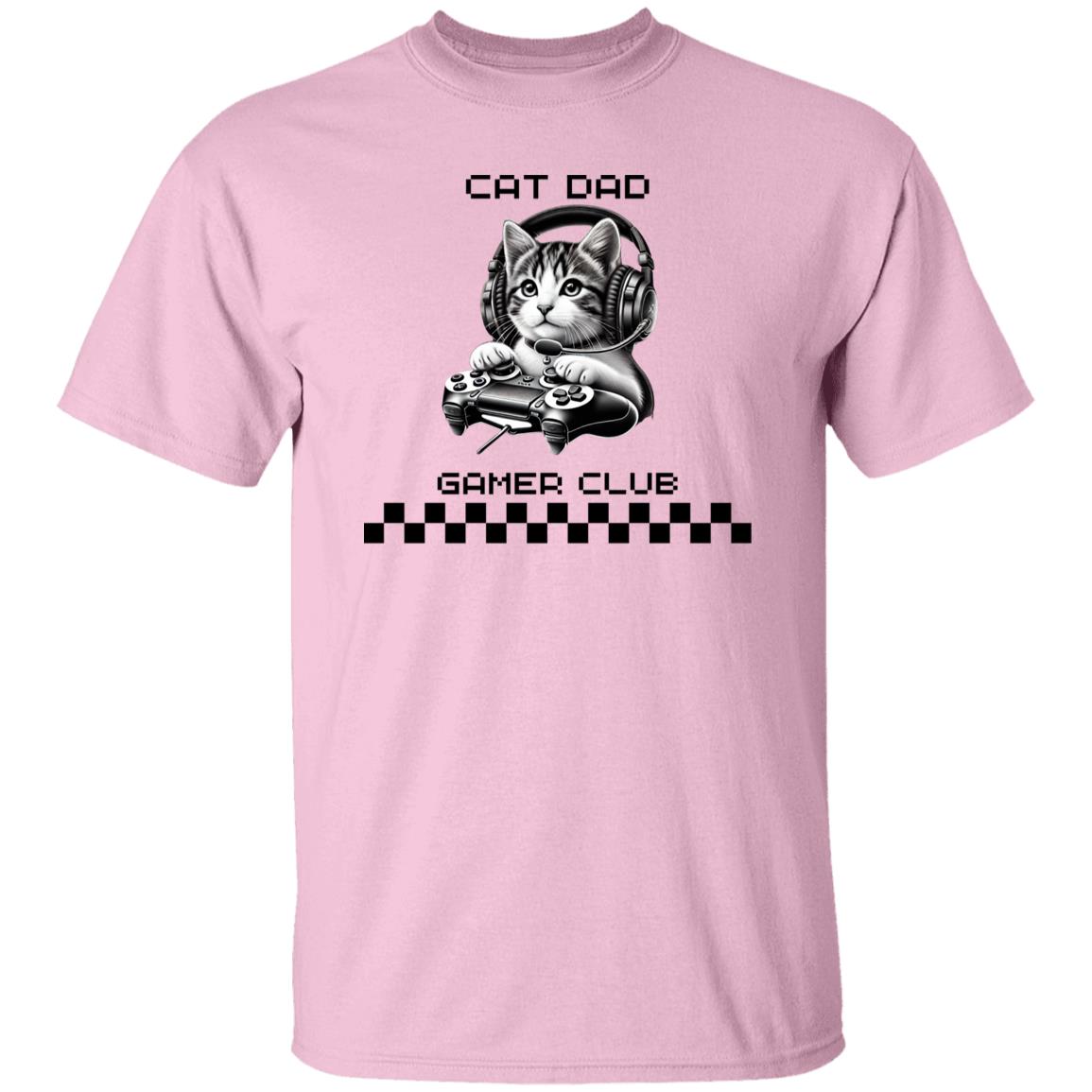 Cat Dad Gamer Club T-Shirt