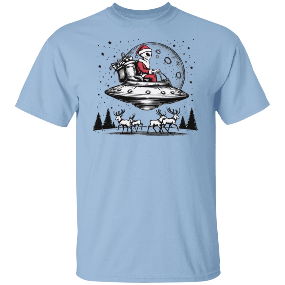 Alien Santa Claus UFO T-Shirt