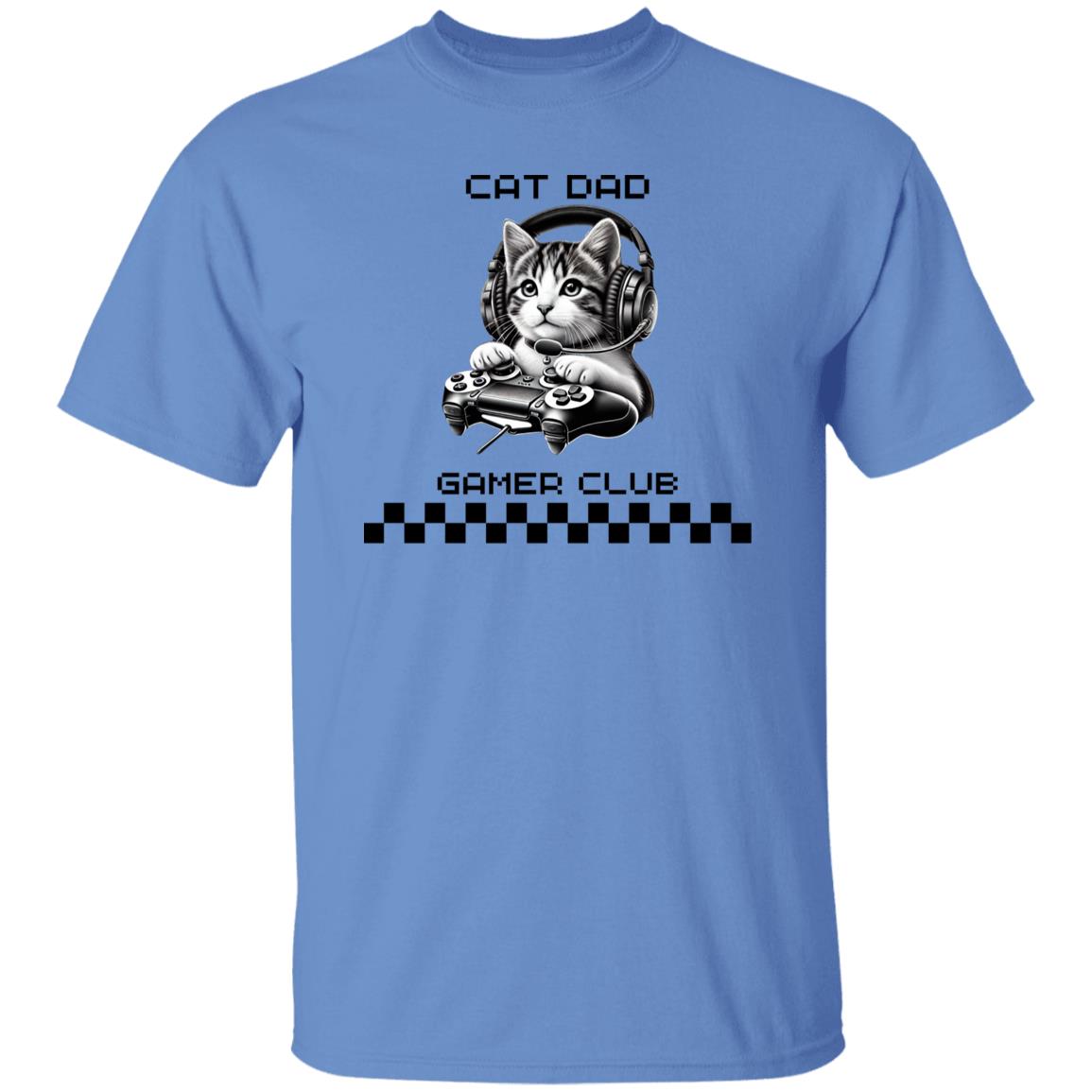 Cat Dad Gamer Club T-Shirt