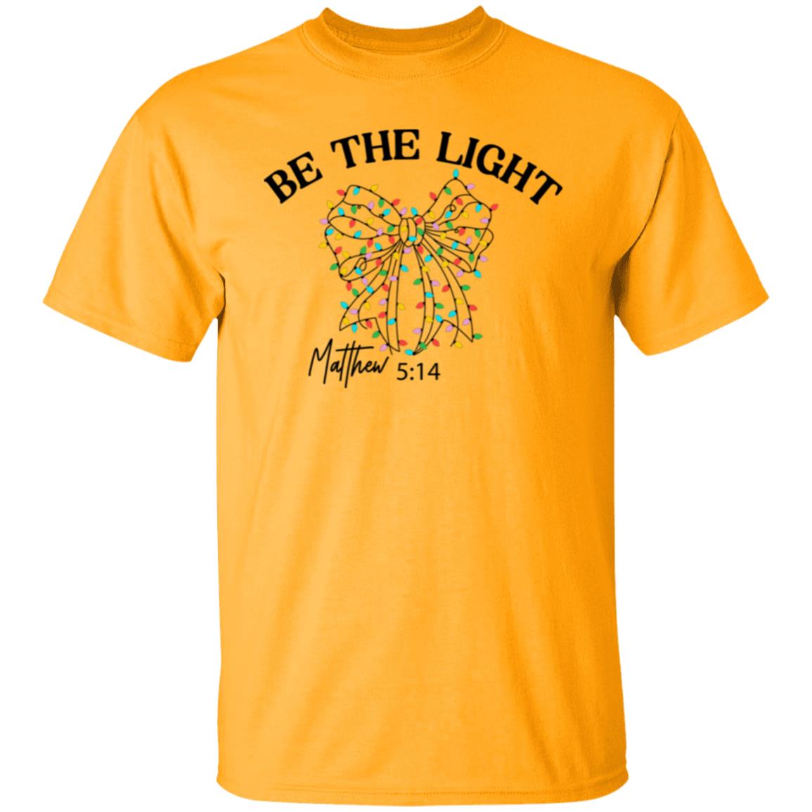 Be The Light Matthew 5:14 Bow T-Shirt