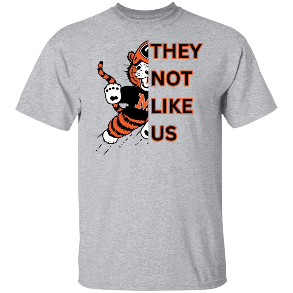 Massillon TIGERS Football They Not Like Us T-Shirt