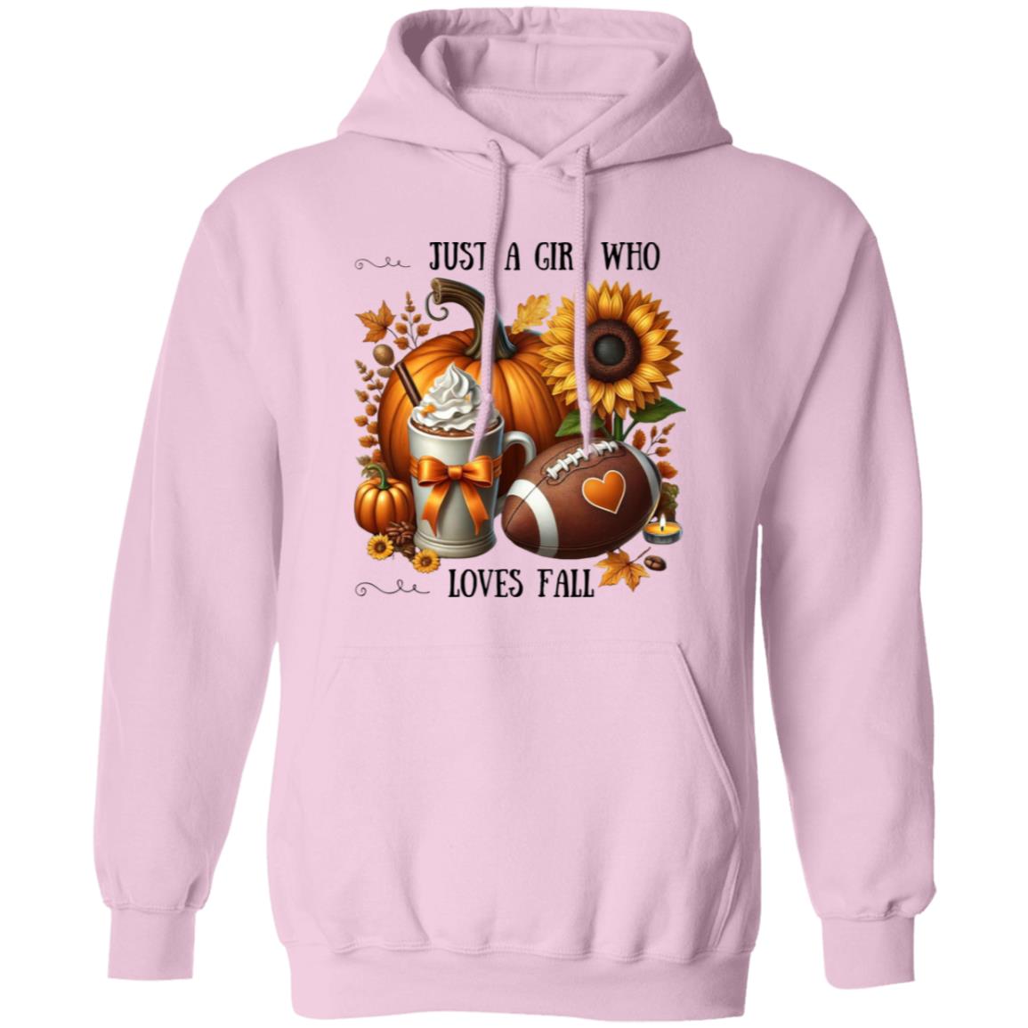 Just A Girl Who Loves Fall Pullover Hoodie