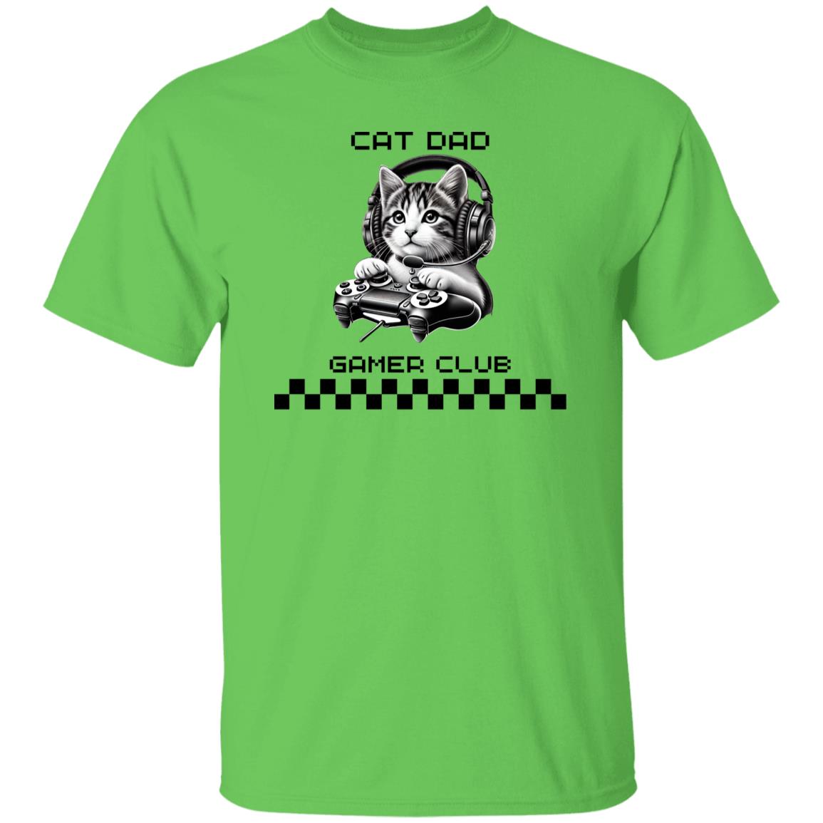 Cat Dad Gamer Club T-Shirt