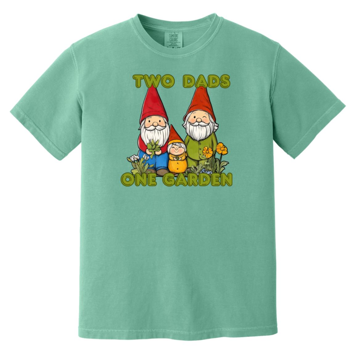 2 Dads 1 Garden Heavyweight T-Shirt