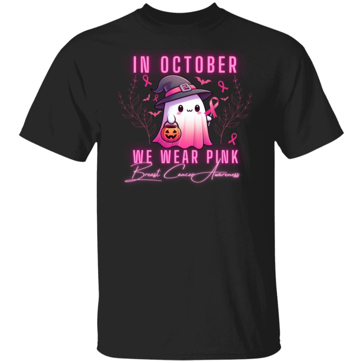 Breast Cancer Awareness Ghost T-Shirt