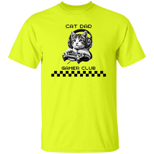 Cat Dad Gamer Club T-Shirt