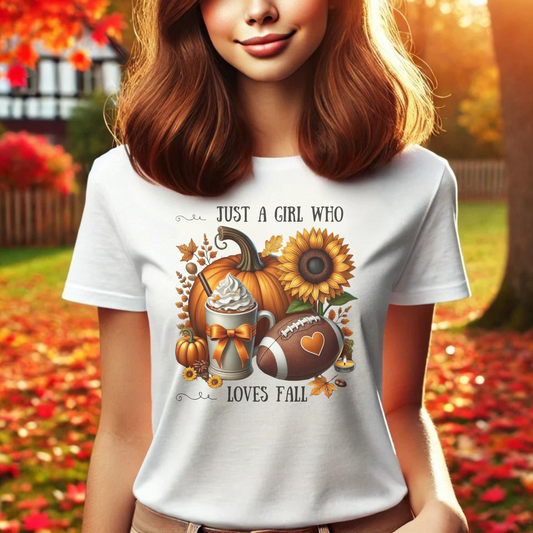 Just A Girl Who Loves Fall T-Shirt