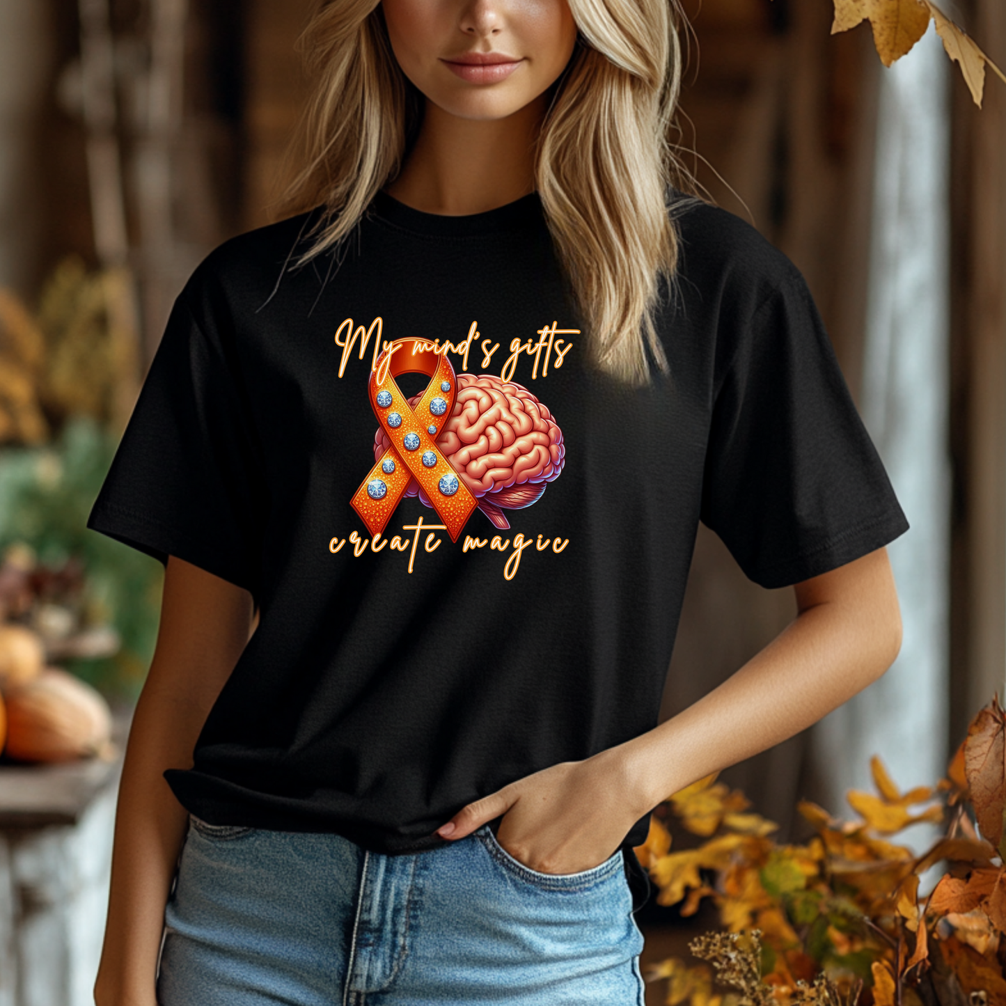 My mind's gifts create magic (ADHD Awareness) T-Shirt